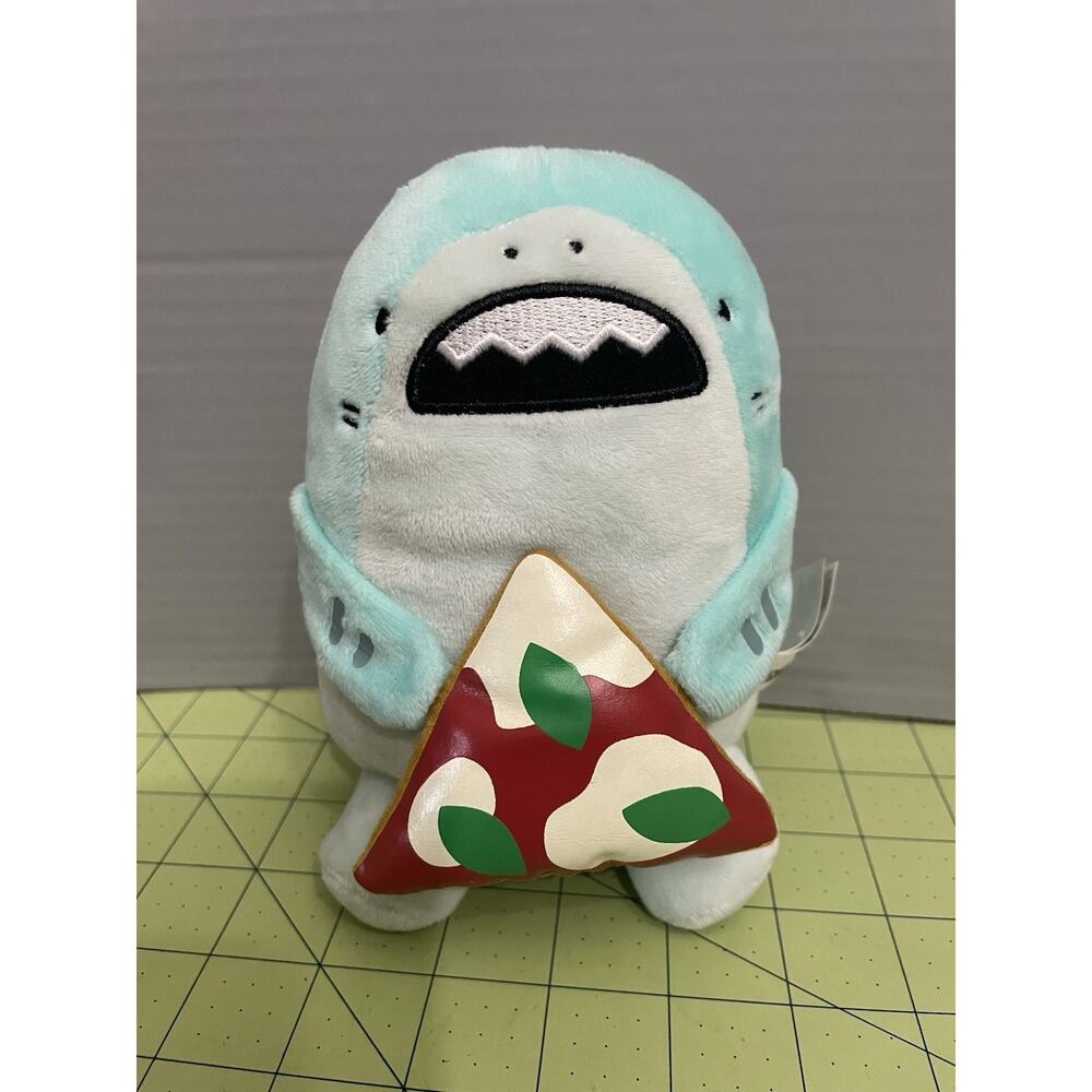 Samezu Nom Nom Plush Tiger & Pizza 7" Round One Toreba Shark